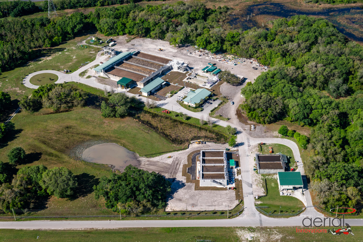 Turnpike Wastewater Treatment Facility Aerial